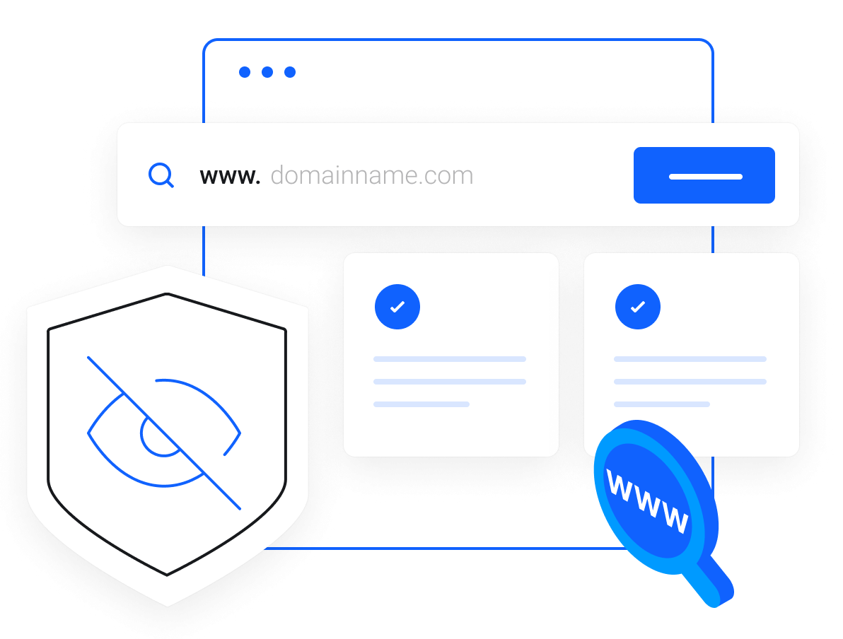 Registro de dominio privado gratuito